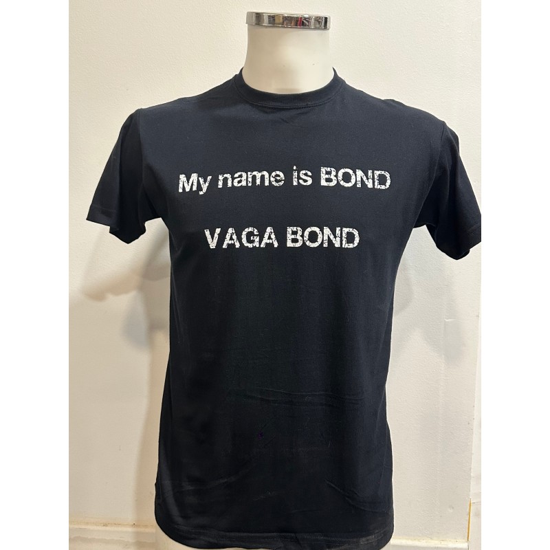 T-shirt à message "Bond"